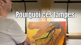 Mes nouvelles lampes d&rsquo;atelier | Lumi&egrave;re, peinture et vid&eacute;o