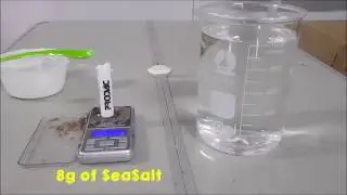 Step-by-Step Instruction on how to make artificial saltwater with Calculation