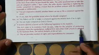 Consumer Protection Act , 1986 || Most Important Case Studies || Previous Exams
