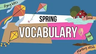useful SPRING VOCABULARY | HOW TO ENGLISH | springtime activities, celebrations, weather, nature