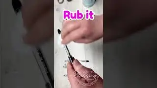 Pen hack! #easycrafts #glitterpen #crafthacks