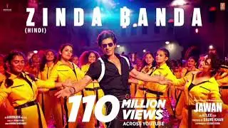 Zinda Banda 🔥 | Jawan | Shah Rukh Khan & Nayanthara | Mass Action Song