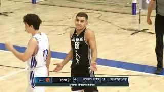 בן צבי קרית אונו נגד לידה ירושלים, כדורסל תיכונים