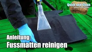 Autopflege Anleitung: Fußmatten reinigen I Schritt für Schritt | AUTOLACKAFFEN | Quick&Clean
