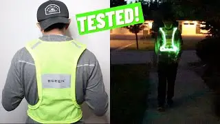 ECEEN LED Vest | Reflective Running Cycling Jogging | 3 Modes Adjustable Waist | Amazon Buys