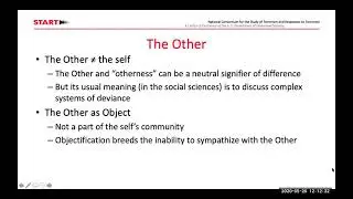 START Webinar Series: Defining Terrorism