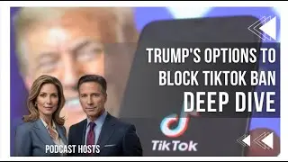 Trump's Options to Block TikTok Ban Deep Dive stemming from national security concerns