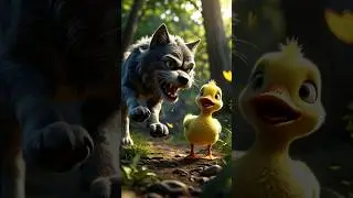 The duckling must escape from a terrible dog!  🐕/🐥 #AnimalRescue #Shorts #DuckRescue #CuteAnimals