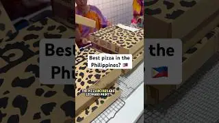 Is this the best pizza in the Philippines? 🍕 #pizza #philippines #filipino #manila #travel
