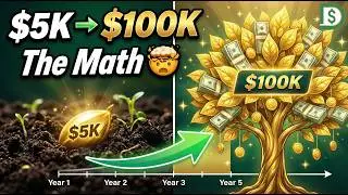 How Compound Interest Turns $5K into $100K (The Math Explained)