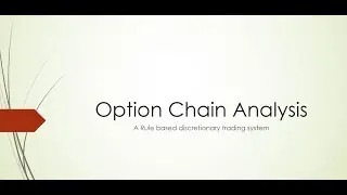 Option Chain Analysis for Nifty & BankNifty