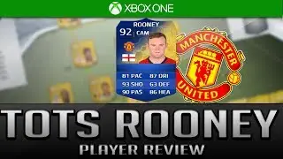 Team Of The Season (TOTS 92) Wayne Rooney Player Review + In Game Stats| FIFA 14 Ultimate team