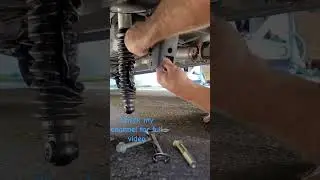 Transit Van Compass Rear High Clearance Shock Extension Brackets Install #vanlife #vanbuilder #diy