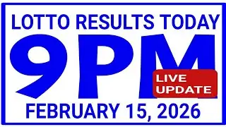 9PM DRAW Lotto Results Today February 15, 2026 swertres results 2d 3d Ez2 pcso olrt3d
