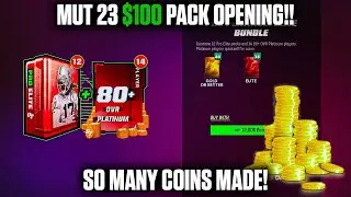 MUT 23 PACK OPENING! PRO PLATINUM ELITE BUNDLE! OVER 800K MADE! | MADDEN 23