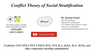 Conflict Theory of Social Stratification