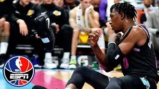 Josh Richardson throws shoe, gets ejected in Lakers vs. Heat | NBA Highlights
