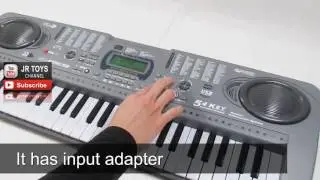 PIANO KEYBOARD TOY LCD DISPLAY FOR CHILDREN LEARN MUSIC AND RHYTHMS  TONES