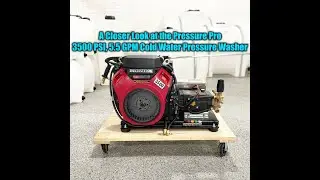 Более подробный обзор мойки высокого давления Pressure Pro с холодной водой, монтируемой на раме, производительностью 3500 фунтов на кв. дюйм и производительностью 5,5 галлонов в минуту