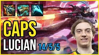 CAPS - LUCIAN vs KAYN Jungle - EUW Challenger - Patch 11.3 QUADRAKILL