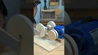 Make Your OWN DIY Wooden Disc Sander with Water Pump (Part 1)  #woodworking #sawblade #wood