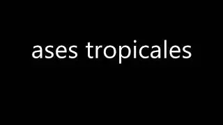 ASES TROPICALES  ENGANCHADO LA BANDOLERA