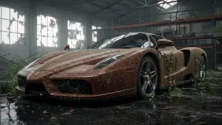 ASMR Car Restoration Full Rebuild of 2003 Ferrari Enzo from Abandoned Condition to Looking New