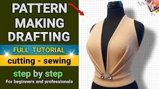 3-Step Bodice & Collar Tutorial: Pattern Making + Cut & Sew + Mannequin Fit