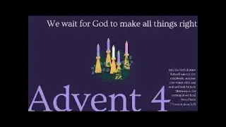 We are waiting for God to make all things right
