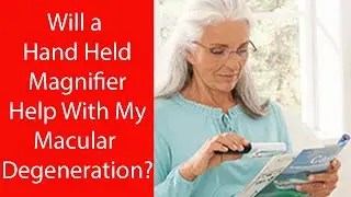 Best Hand Held Magnifier for Low Vision | Illuminated Magnifier Macular Degeneration Eschenbach Demo