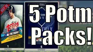 * 5 September POTM Packs 20 Set 15 Bundle! * Mlb the Show 18 Pack Opening!