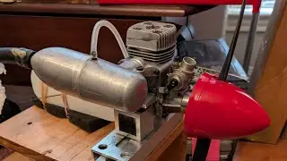 4/12/2025 SuperTigre S61 with OS 7L Carburetor 2nd Attempt