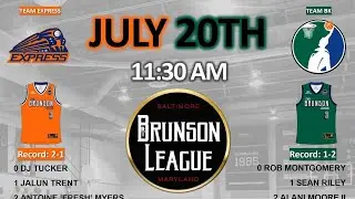 Team Express vs Team BK Game- Brunson League Season 12 Week 4 @UA House