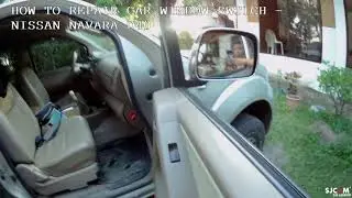 How to repair a car power window switch - NISSAN NAVARA D40
