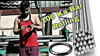 10 Mm Thickness Ka bar Rolling100 and ID 100 Bending Rolling Machine ka video 4K video full HD