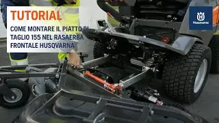 Come montare il piatto di taglio Combi 155 - Rasaerba frontale Husqvarna