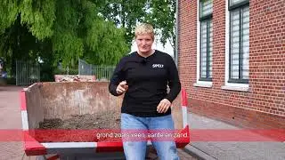 Wat mag er in een grondafval container?