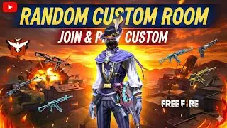 I join random custom room and play custom with random players #greanafreefire #video #customroom 