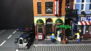 LEGO 1930's private detective Shootout epic brickfilm stop motion animation