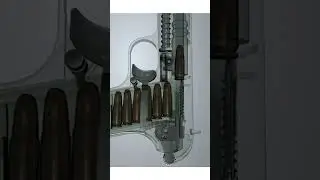 How a Bullet is Fired Inside a Pistol! Watch the Mechanism 🔥 #GunMechanism #BulletFiring #Pistol