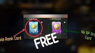 How To Get Double Rank Card And No Rank Drop Card Free | PGR Army |