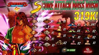 Streets of Rage 4/ V8/ Boss Rush/ Shiva/ Score Attack 319K (PSN)!