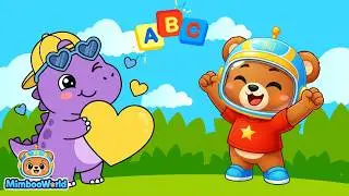 ABC Fun Song for Kids | Dino Edition | Animated Dinosaur Nursery Rhyme