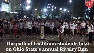 The path of tradition: students take on Ohio State's annual Rivalry Run