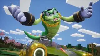 Sonic Racing: Crossworlds - All Vector the Crocodile Rival (Interactions) [No Subtitles]