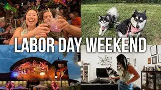labor day weekend: jock lindseys halloween bar, disney springs shopping, new dog friends + more!