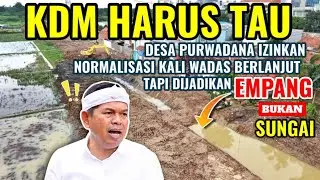 DILUAR NALAR‼️DESA PURWADANA IZINKAN NORMALISASI KALI WADAS BERLANJUT TP DJADIKAN EMPANG BKN SUNGAI