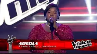 Adeola Someone You Loved | Live Show | The Voice Nigeria Season 4 | Lewis Capaldi