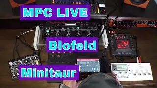 MPC LIVE BLOFELD MOOG MINITAUR JAM (jamuary2018)