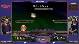 WTFOX 2: SSBM Singles - Fox | MVG | Mew2King (Fox) vs Liquid | Hungrybox (Puff) - Losers Quarters